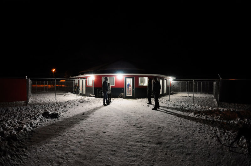 780 Kennels at night time. 780 Kennels at night time.